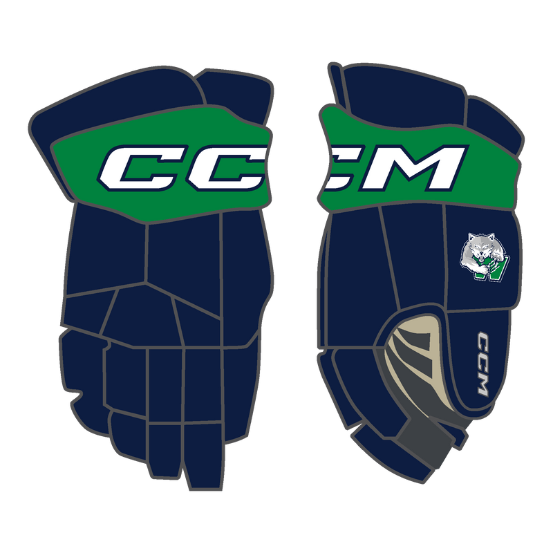 Woodbridge Wolfpack CCM 85C Custom Gloves Junior