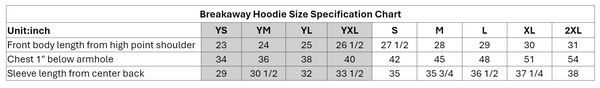 Allegheny Badgers Breakaway Adult Hoodie