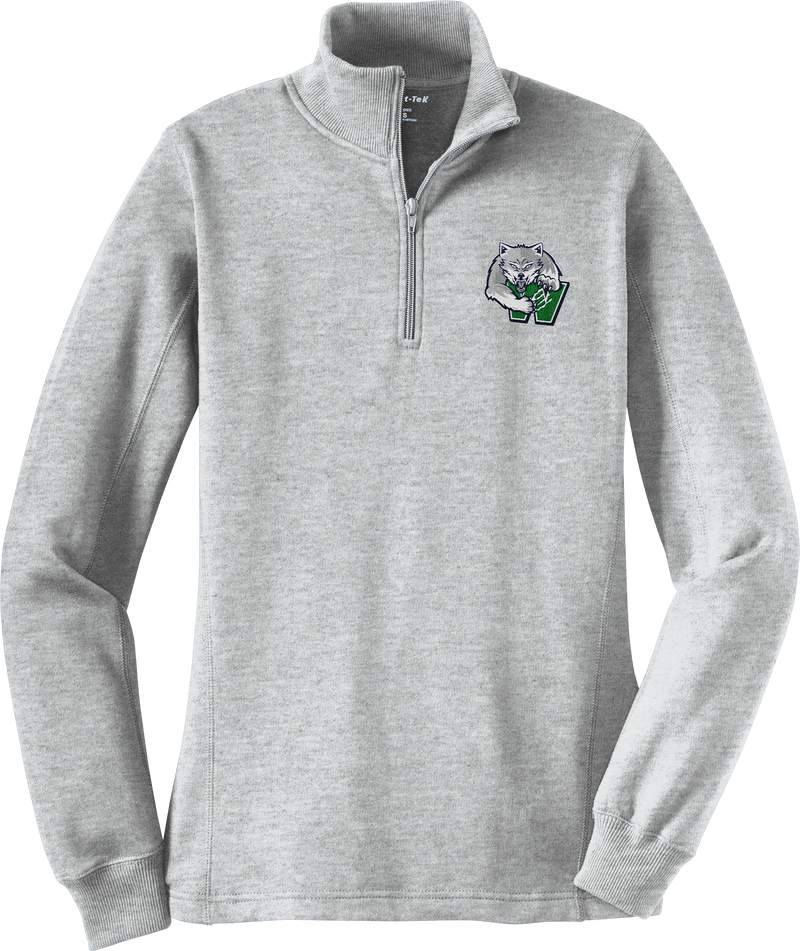Woodbridge Wolfpack Ladies 1/4-Zip Sweatshirt