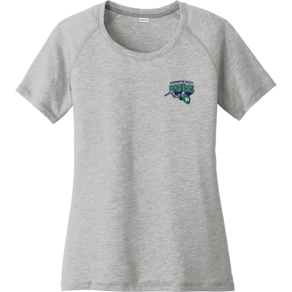 Kensington Valley Raiders Ladies PosiCharge Tri-Blend Wicking Scoop Neck Raglan Tee