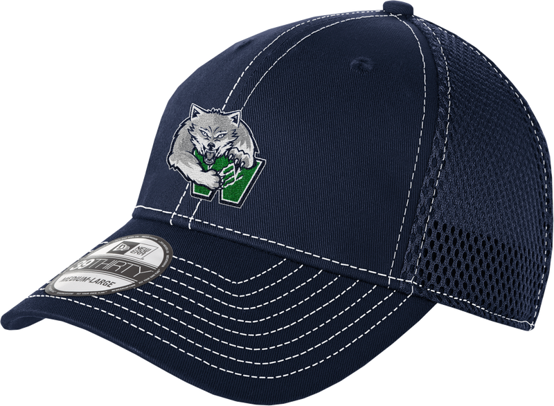Woodbridge Wolfpack New Era Stretch Mesh Contrast Stitch Cap