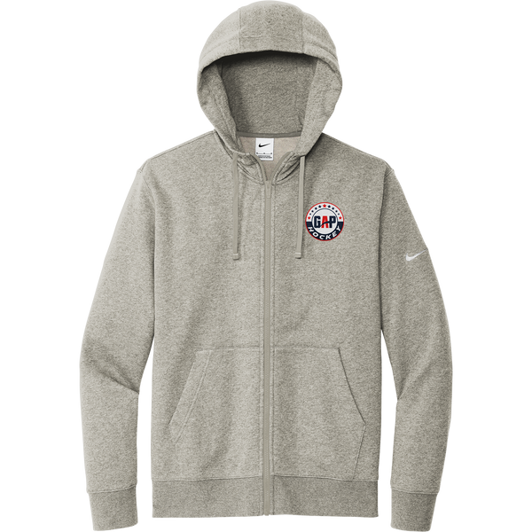 GAP Hockey Nike Club Fleece Sleeve Swoosh Full-Zip Hoodie