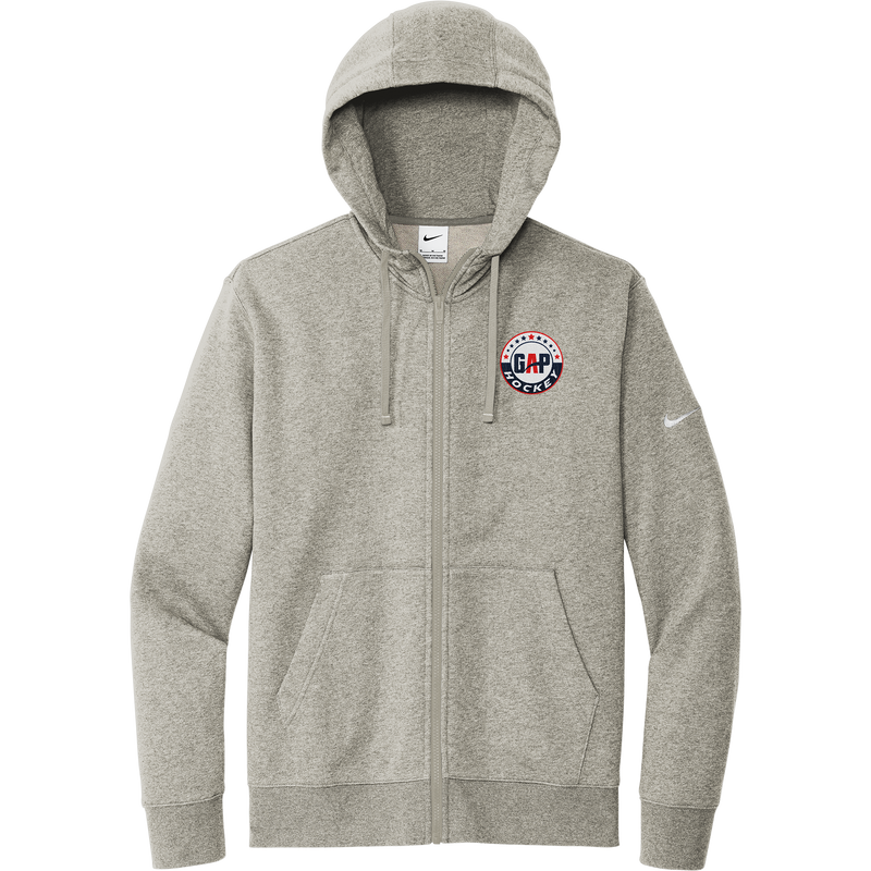 GAP Hockey Nike Club Fleece Sleeve Swoosh Full-Zip Hoodie