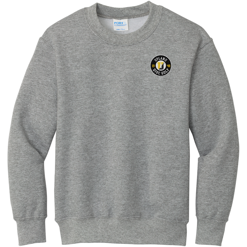 Upland Disc Golf Youth Core Fleece Crewneck Sweatshirt