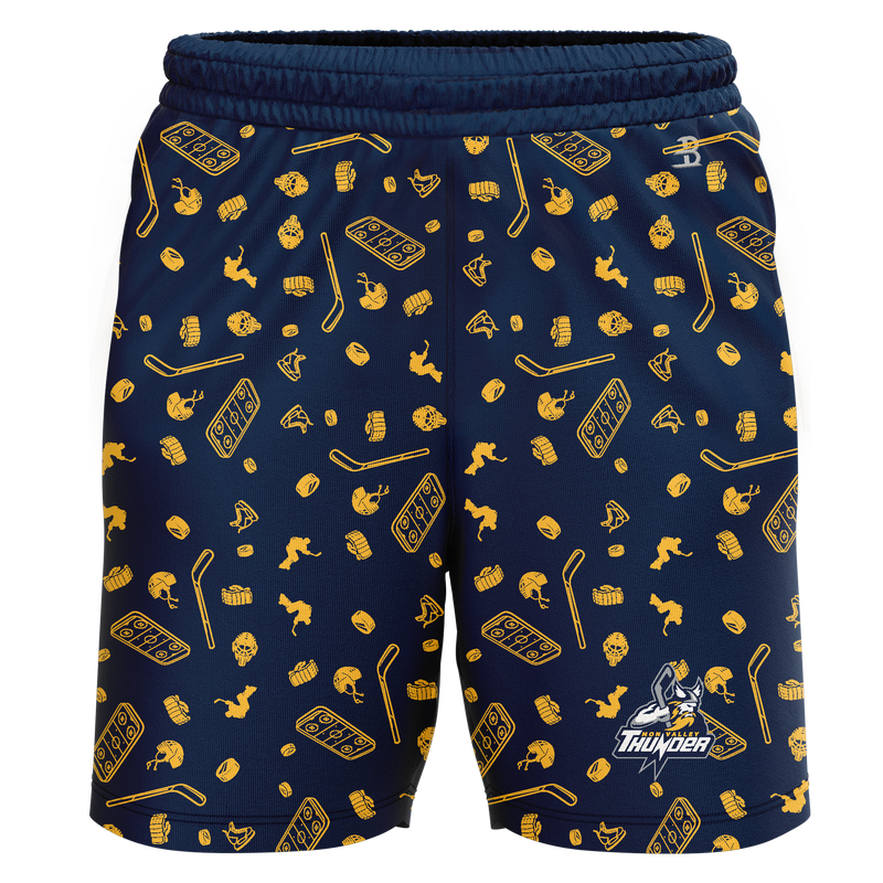 Mon Valley Thunder Youth Sublimated Pattern Shorts