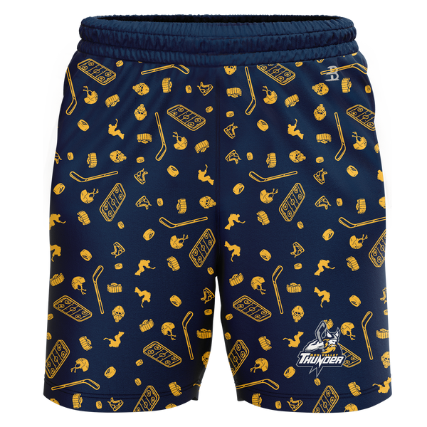 Mon Valley Thunder Adult Sublimated Pattern Shorts